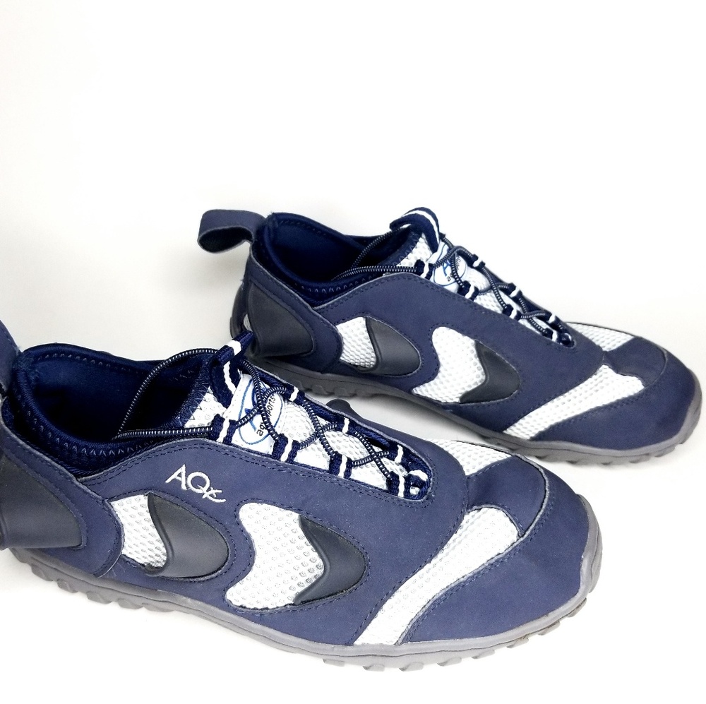 AQx 1001 Water Shoes Men's Size 8 Navy Blue - Picture 4 of 8